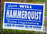 Hammerquist Lawn Sign