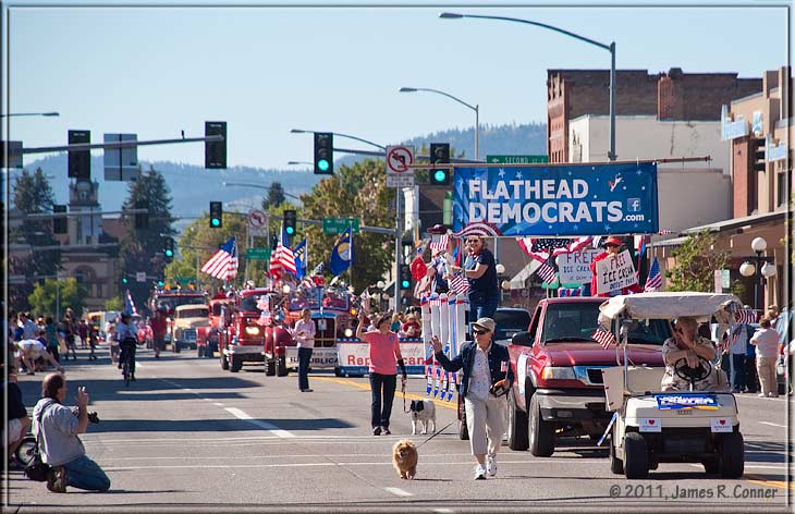 Democrats in Flathead County Fair Parade 2011