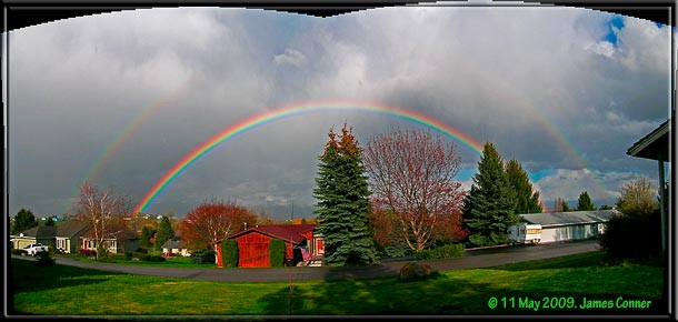 Double rainbow near Kalispell, MT